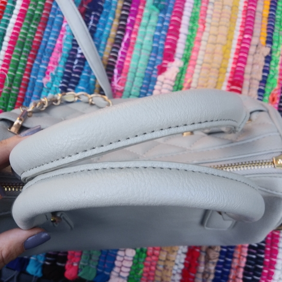 Gray quilted Shoulder - crossbody bag - Picture 13 of 14